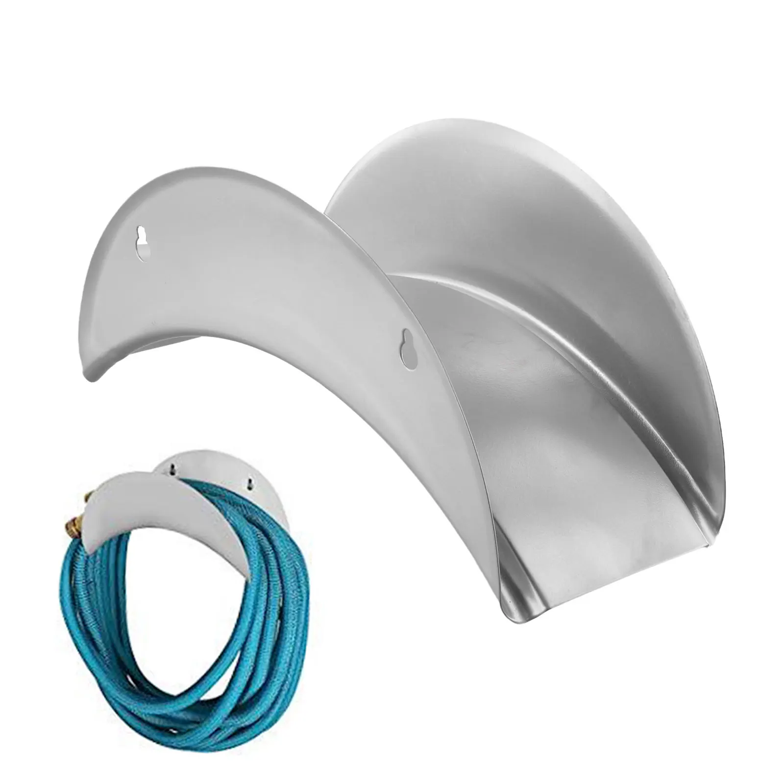 1 Packung Wandhalterung Gartenschlauchhalter Aufhänger zur Aufbewahrung von Wasserschläuchen Splitter platzsparendes Lagerregal Gartengerät Image