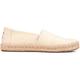 Toms Womens Alpargata Shoes - Natural Textile - Size UK 7 | Toms Sale | Discount Designer Brands