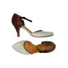 Chie Mihara Damen Pumps, Gr. 41, silber, Leder