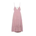 Abiti da donna Estate 2025 Nuovo abito longuette con bretelle in tulle rosa Bretelle sexy Cinturino