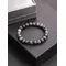 Bracelet de perles en pierre de Labradorite naturelle véritable pour hommes et femmes, Vintage, en pierre Flash noire, avec cadeau Original en cristal naturel