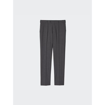 Uniqlo - Airsense Trousers (wool-like, Longer) - Dark Grey - 30inch