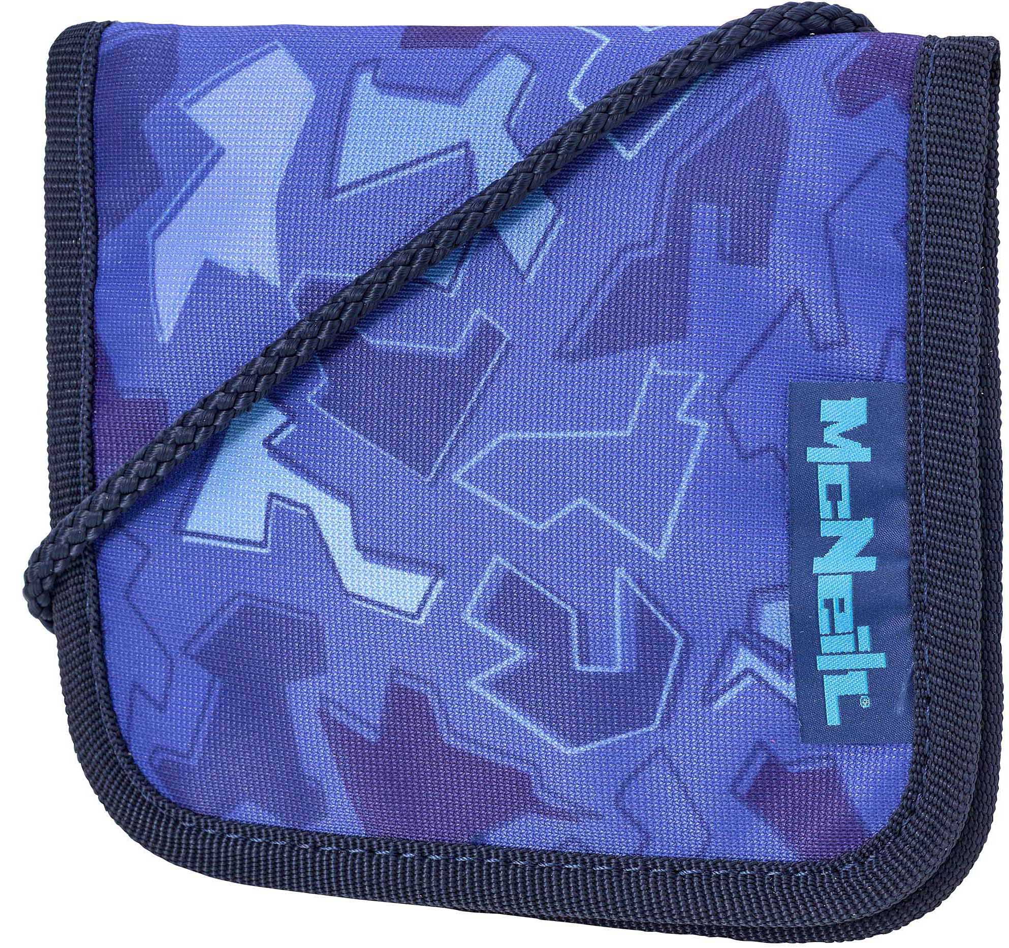 Brustbeutel MCNEILL "Puzzle", Kinder, blau (puzzle), Polyester, Kleinlederwaren, Made in Europe