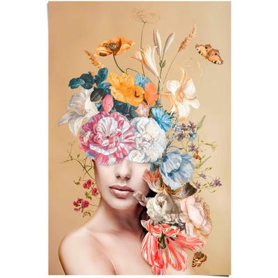 Poster REINDERS "Blumig", bunt (farbe bild(er): bunt), B:61cm H:91,5cm T:0,1cm, Papier, Bilder Image