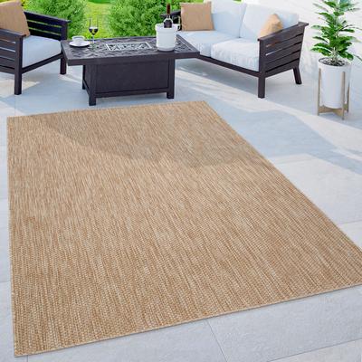 Teppich BRUNO BANANI "Venezia" Gr. 2, beige (natur), B:80cm H:4mm L:150cm, Kunstfaser, Teppiche, In- und Outdoor geeignet, Sisal-Optik, Wetterfest & UV-beständig Image