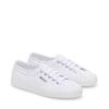 Sneaker SUPERGA "3750 JERSEY ROUCHES LEGGERA", Gr. 37, weiß, Textil, sportlich, Schuhe