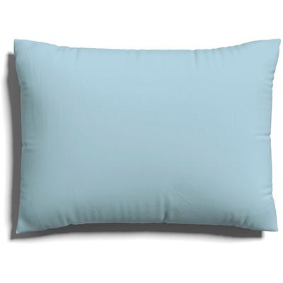 Kissenbezug SCHLAFGUT "EASY Jersey", blau (blau light), B:40cm L:60cm, Jersey, Obermaterial: 100% Baumwolle, Kissenbezüge, Kissenhülle mit Reißverschluss, weich und saugfähig, Kissenbezug Image