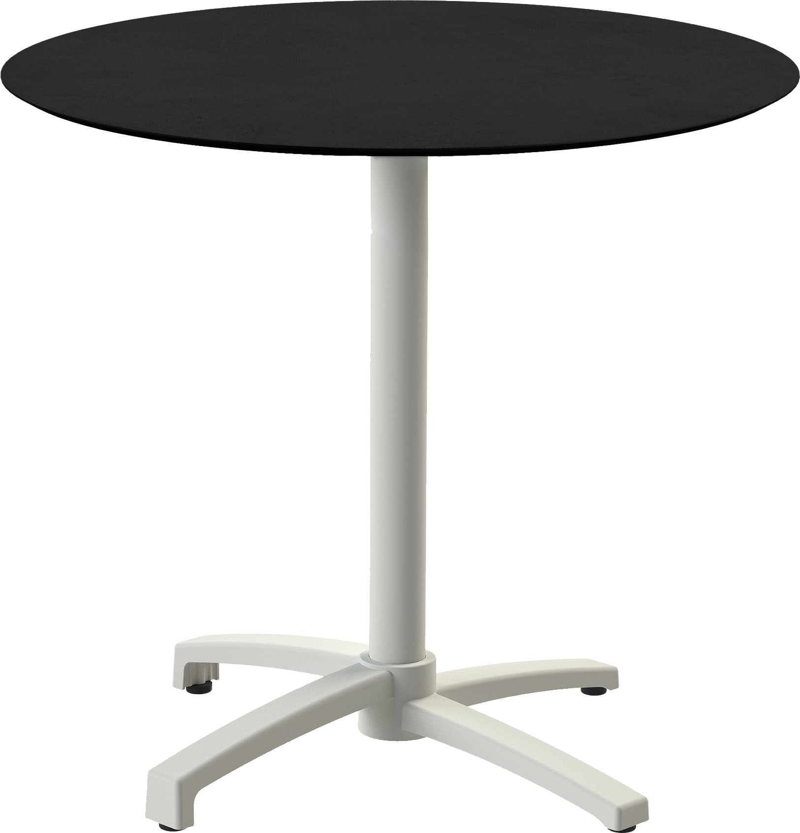 Klapptisch ESSENTIALS "X cross", schwarz (sand, schwarz, sandfarben), B:70cm H:74cm T:70cm, Aluminium/HPL Tischplatte, Tische, in verschiedenen Ausführungen