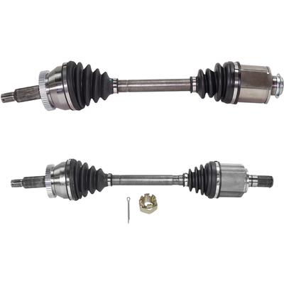 JC Whitney Axle Assembly, Front, Driver & Passenger Side, 1-year unlimited-mileage warranty SET-JRH28160067