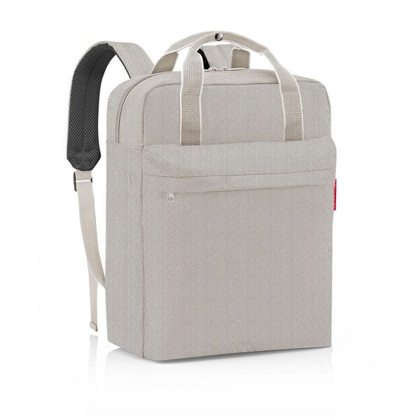 Reisenthel Laptoprucksack allday backpack M 39,6 cm (15,6 Zoll) Polyester aus 100% recycelt beige, 30x39x13 cm Image