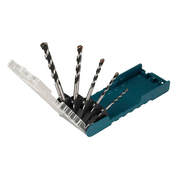 makita Bohrer-Set E-14255 Omnibohrer 4/5/6/8/10 mm 5-teilig grau Image