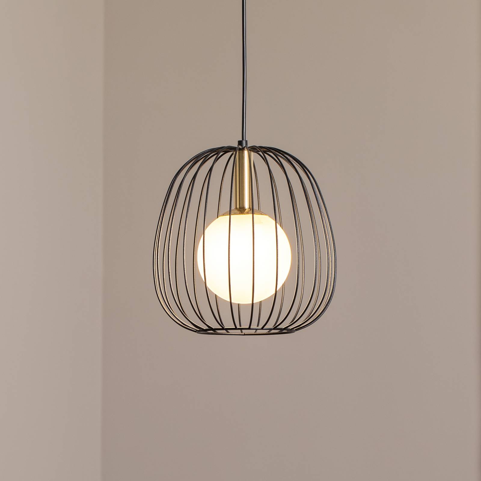 Hängelampe Bell S SIGMA, dimmbar, schwarz, für Wohn- / Esszimmer, Metall, Modern, Pendelleuchte