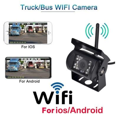 12V-24V hd wifi Drahtlose Rückansicht Kamera für Lkw 170 Grad Weitwinkel 50m Übertragung Abstand Image