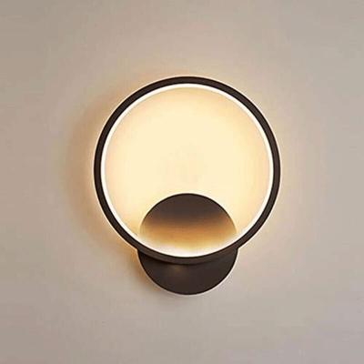 LED-Wandleuchte für den Innenbereich, rund, warmweißes Acryl, Innenwandleuchte, 12 w, 3000 k, Image