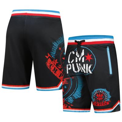 WWE Authentic CM Punk In Punk We Trust Sweatshorts für Herren in Schwarz Image