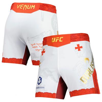 Merab Dvalishvili Adrenaline Unrivaled by Venum Short Fit Fight Short – Weiß – Herren Image