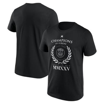 PSG Europameister Numerals Grafik T-Shirt - Schwarz - Herren Image