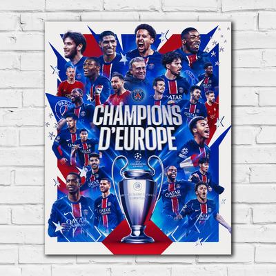 Poster: PSG Europameister 2025 (A2) Image