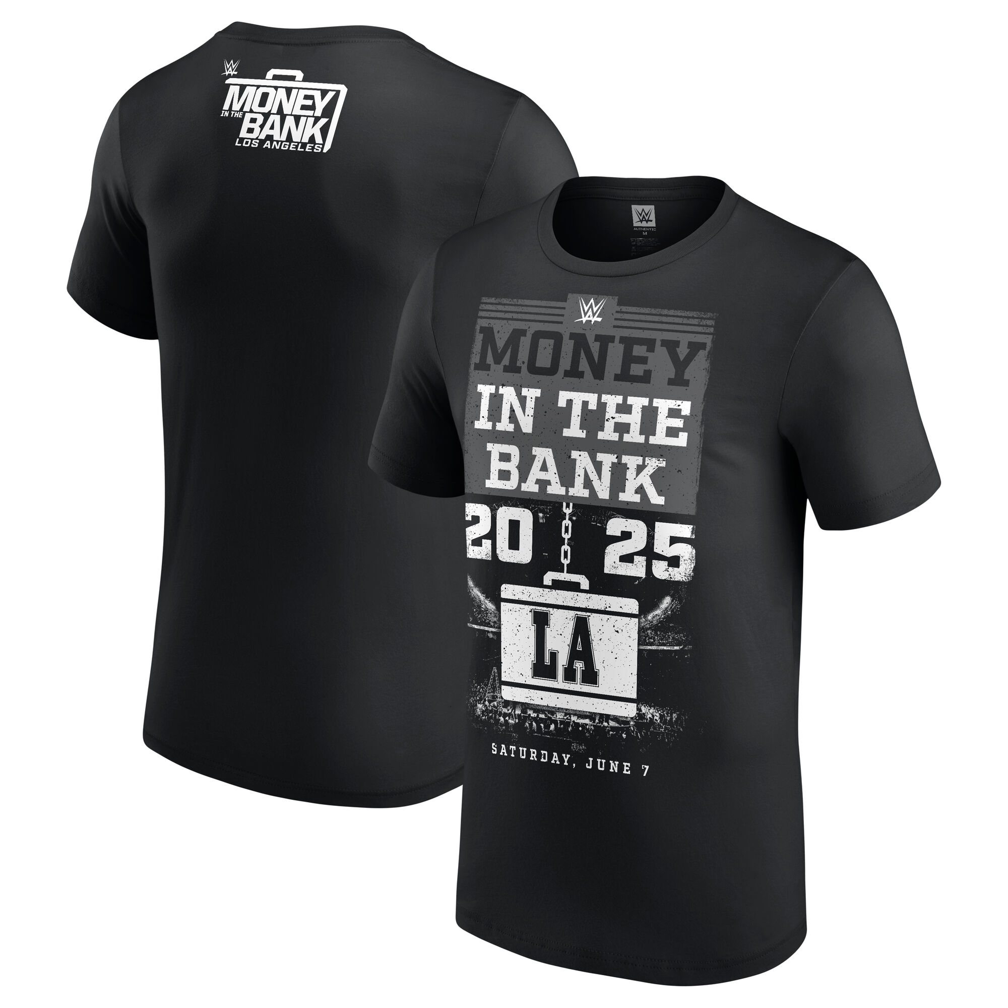 WWE Money In The Bank LA Grafik T-Shirt - Schwarz - Herren Image
