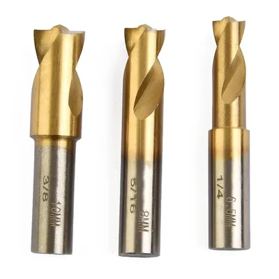 1pc 6.5mm 8mm 10mm HSS Spot-Weld Cutter Welding Drill Bit Countersink Straight Shank Drill Bit Removing Metal Welding Point Tool
