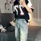 European and American style Ice Hockey short-sleeved T-shirt men