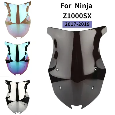 For Kawasaki Ninja 1000SX Z1000SX 2017 2018 2019 Motorcycle screen Windshield WindScreen fairing windshield black Z-1000SX Z