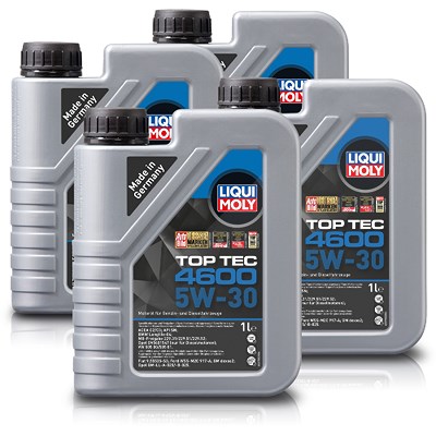 Liqui Moly 4x 1 L Top Tec 4600 5W-30 [Hersteller-Nr. 3755] Image