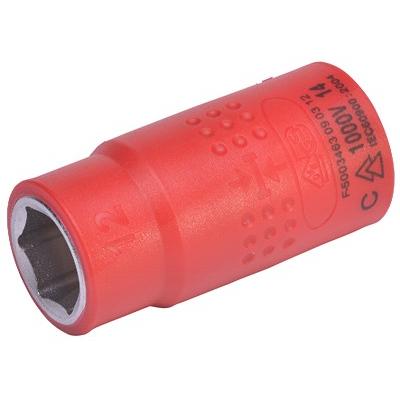 Sw Stahl Steckschlüsseleinsatz, 3/8, 12 mm, VDE [Hersteller-Nr. 05520L-12] Image