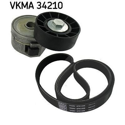 Skf Keilrippenriemensatz [Hersteller-Nr. VKMA34210] für Ford Image