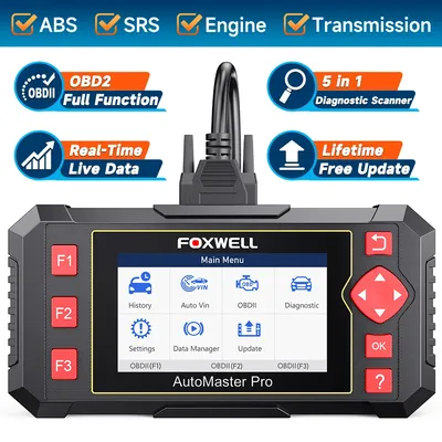 FOXWELL NT604 Elite OBD2 Automotive Scanner Engine ABS SRS AT Car Code Reader Transmission OBD 2