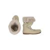 Moon Boot Damen Stiefel, Gr. 38, cremeweiß, Leder