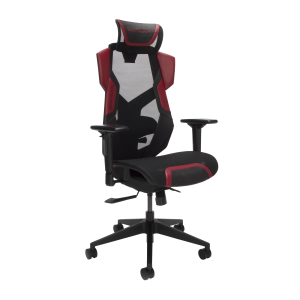 RESPAWN FLEXX Mesh Gaming Chair With Lumbar Support, Red, RSPPRMB03RED