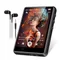 Lecteur MP3 128 Go avec lecteur de musique portable haute fidélité Bluetooth 5,4 (2,4 pouces),