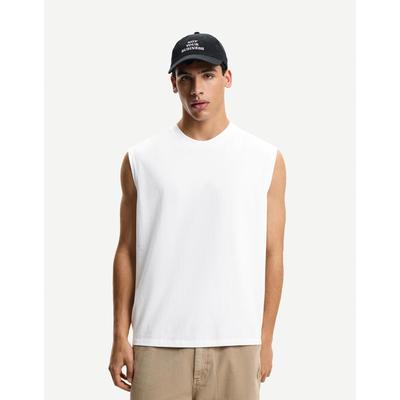 Bershka Sleeveless Top Men L White