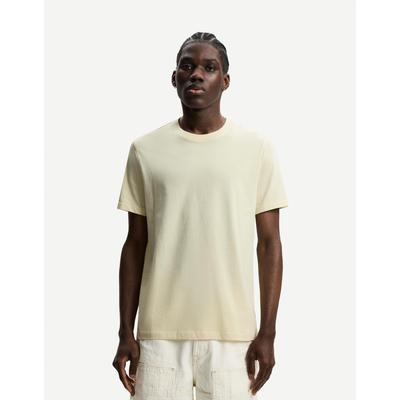 Bershka Regular Short Sleeve T-Shirt Men Xxl Yellow