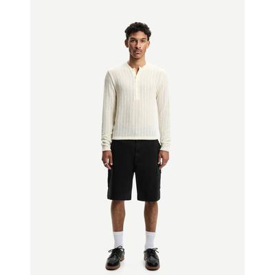 Bershka Cargo Bermuda Shorts Men 31 Black