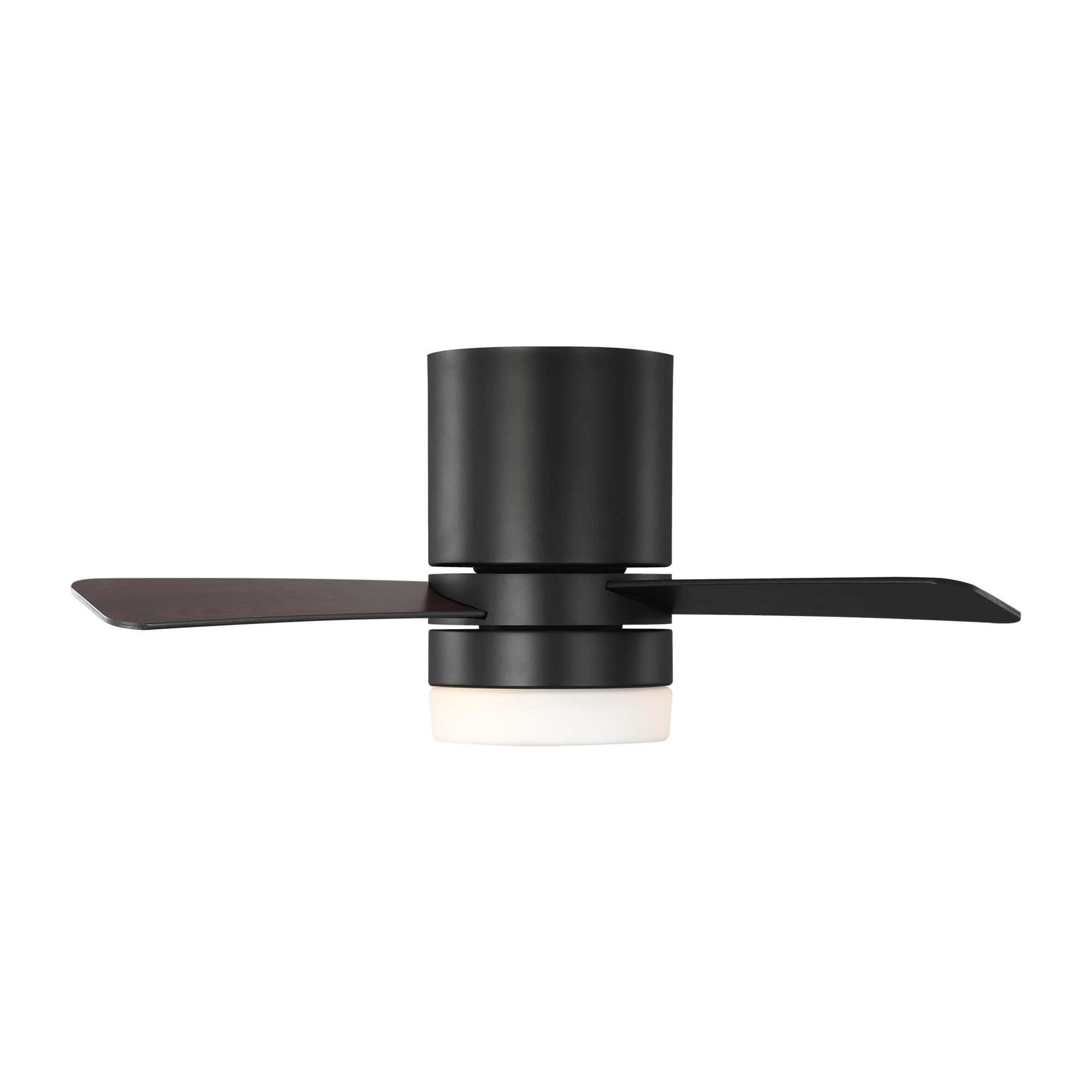 Generation Lighting Era Hugger 32 Inch Flush Mount Fan with Light Kit - 3ERHR32MBKD