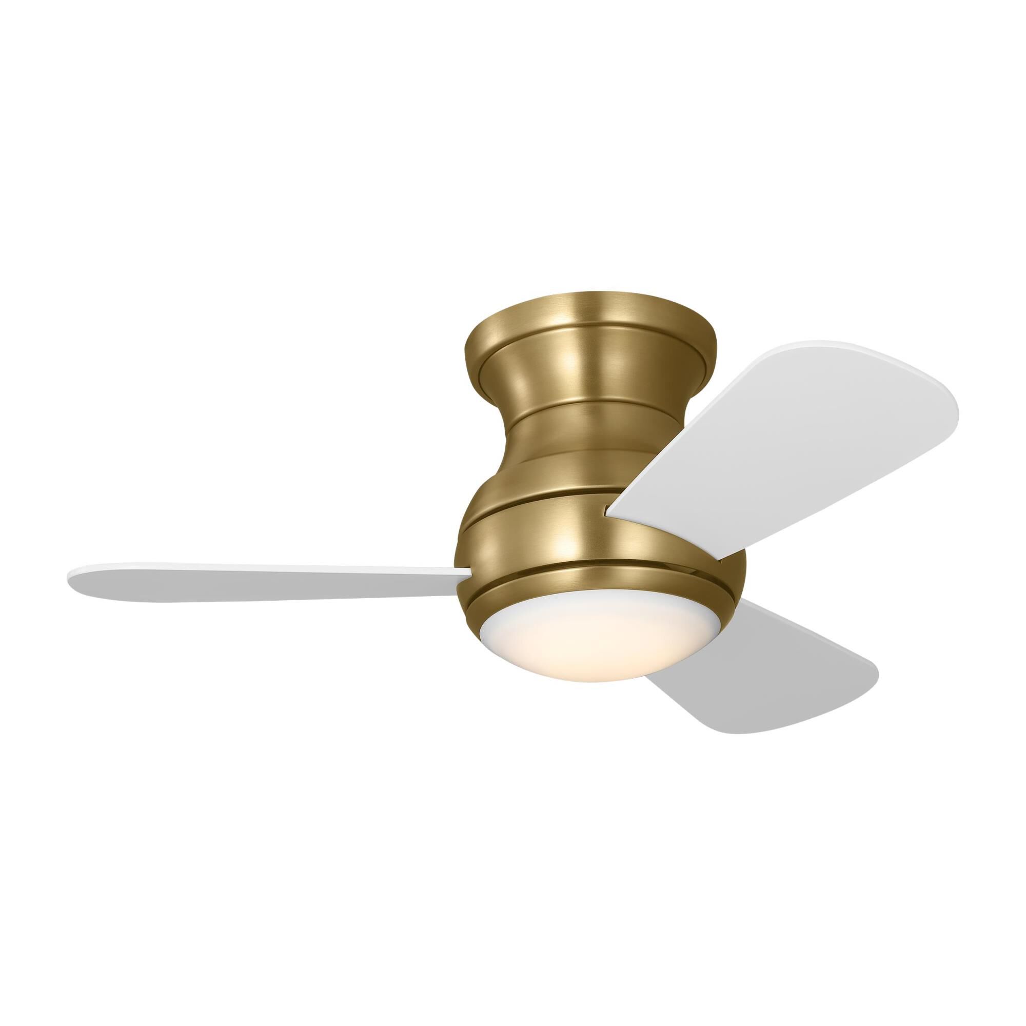 Generation Lighting Orbis Hugger 32 Inch Flush Mount Fan with Light Kit - 3OBSHR32SBD