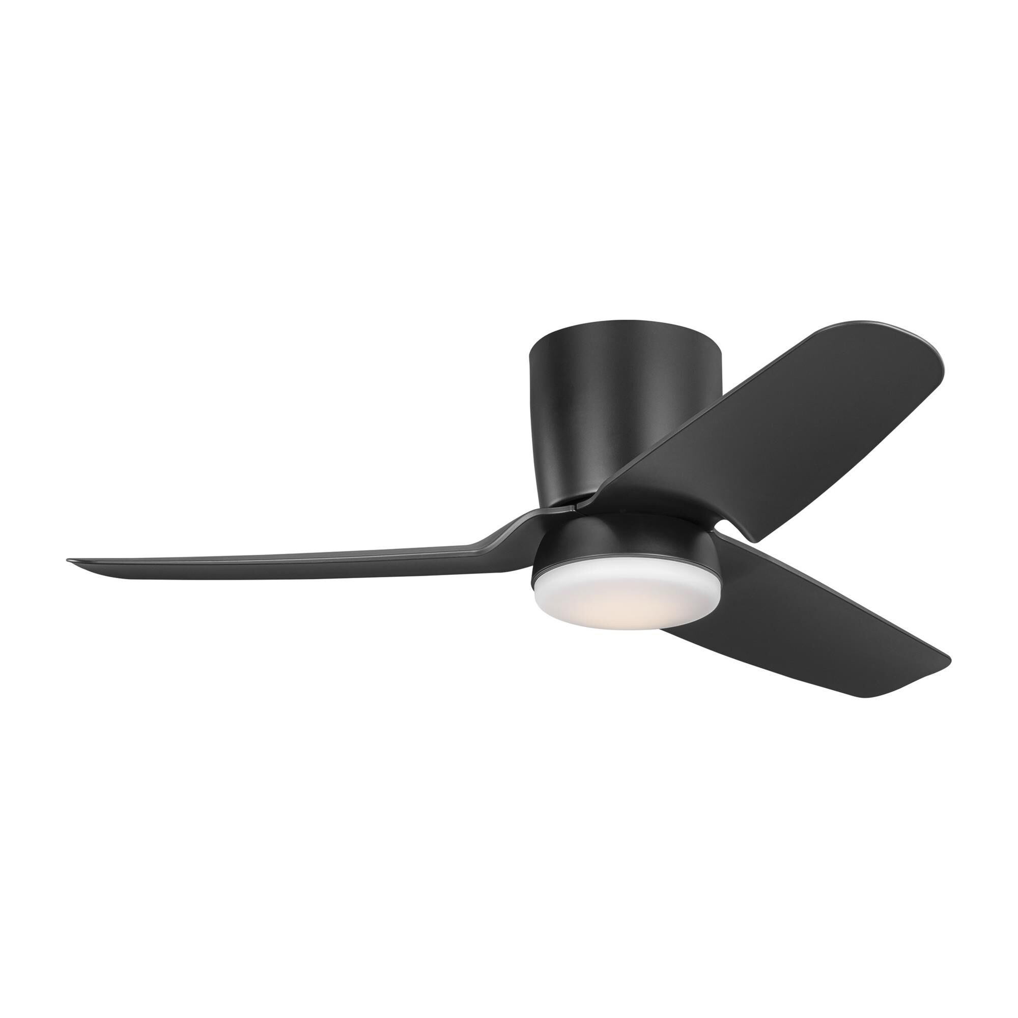 Visual Comfort Fan Collection Colgin 44 Inch Flush Mount Fan with Light Kit - 3CGHR44MBKD