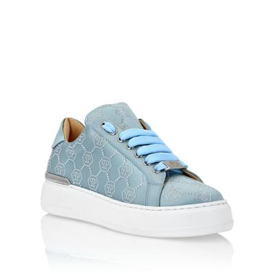 Satin Lo Top Sneakers Monogram Strass Image