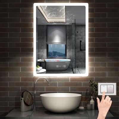 Led Spiegel Wandspiegel mit Beleuchtung Badspiegel mit Touchschalter+Beschlagfrei+Memory Funktion+3 Image