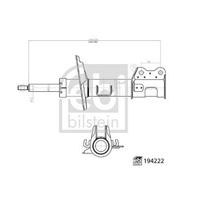 Febi Bilstein Stoßdämpfer [Hersteller-Nr. 194222] für Fiat Image