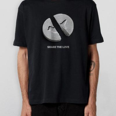 TEMU Share The Love T-shirt Pill Hippie 90s Vibes Image