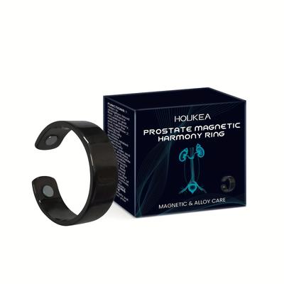 TEMU 2pcs Men's Magnetic Ring For Prostate - Alloy Ring For & Parties, Ideal Gift For Him Image