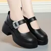 Plattform Mary Jane Schuhe neue Damenschuhe Frauen dicke Absätze trend ige Straße Lolita Schuhe