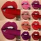 Mattflüssiger Lippenstift, wasserdicht, langlebig, sexy Samt-Lipgloss, nacktes Pigment, rot, schwarz, für Damen, Schönheit, Make-up, Kosmetik