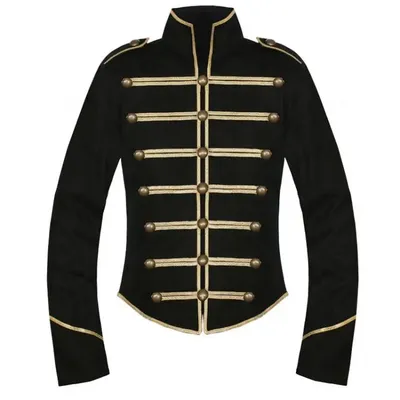 Männer Cosplay Kostüme Schwarz Weiß Mittelalter Steampunk Punk Anzug Trendy Bühne Kostüm Leistung Zeigen Jacke Uniformen S-2XL Image
