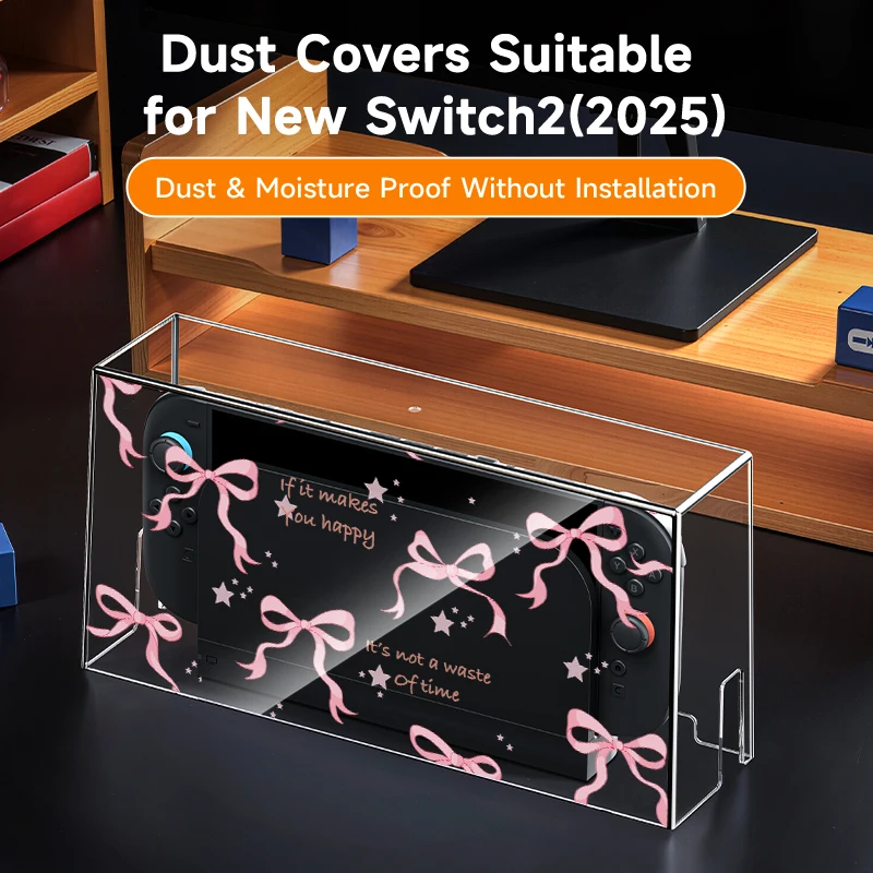 Acryl Hard Covers Switch2 Zubehör Display Box Host Staubschutz für Switch NS2 Spielkonsole Dock Schutzhülle Image