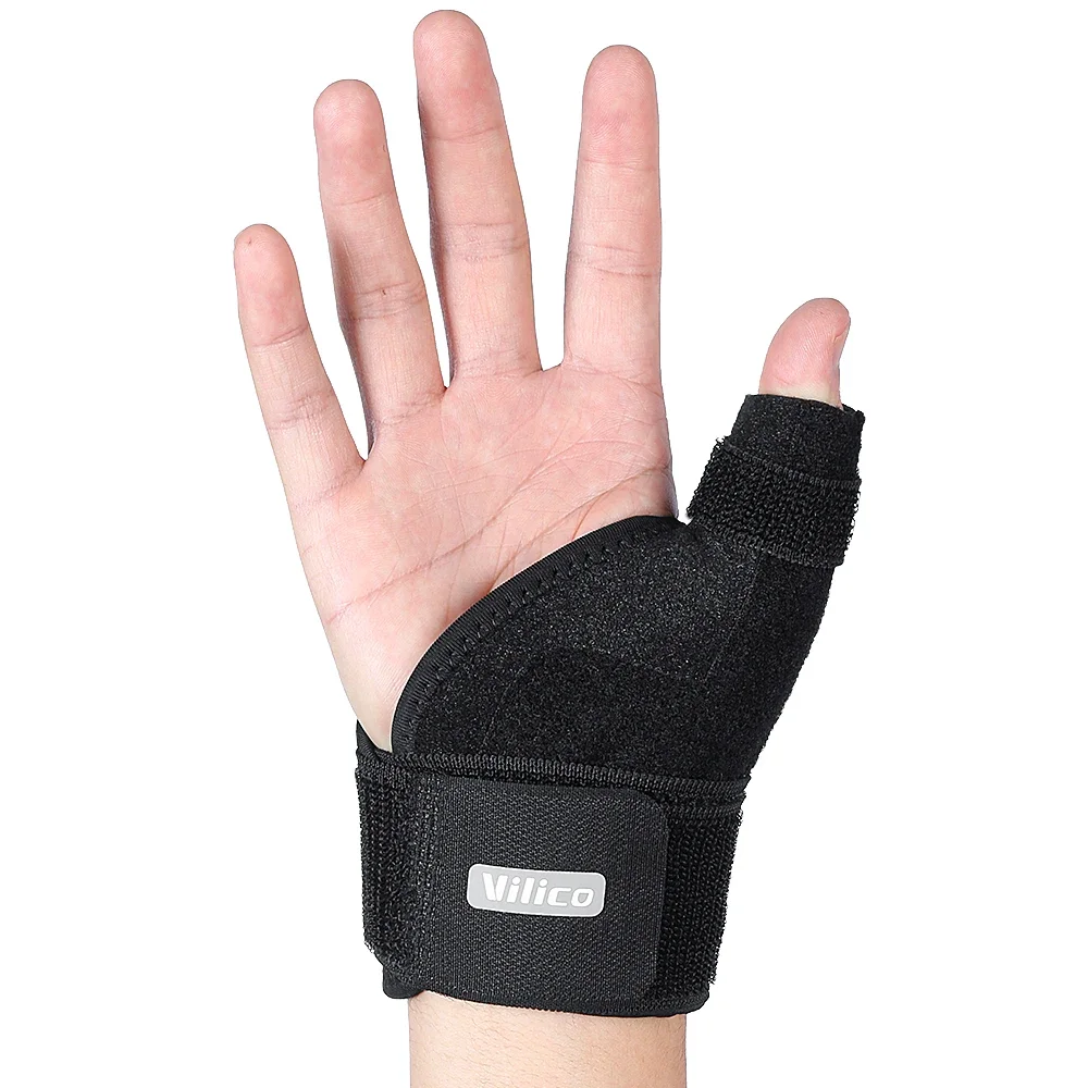 1PCS Flexible Schiene Handgelenk Daumen Brace für Sehnenscheidenentzündung Arthritis Atmungsaktive Daumen Schutz Schutz Passt Rechts und Links Hand Image
