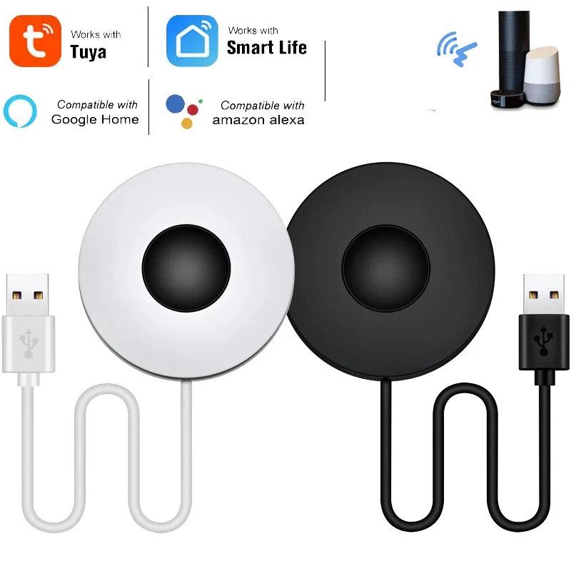 Tuya Smart WiFi IR-Fernbedienung Smart Home für Klimaanlage TV DVD AUD AC Universelle Infrarotsteuerung funktioniert mit Alexa, Google Home Image